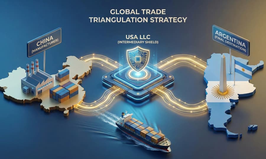 como importar de china a argentina con una llc