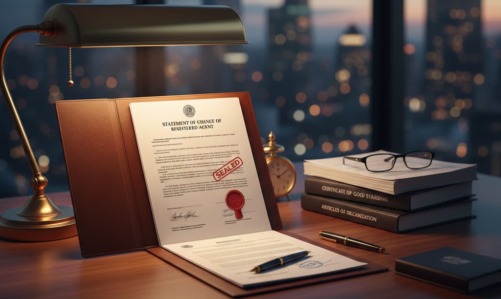 como cambiar de agente registrado