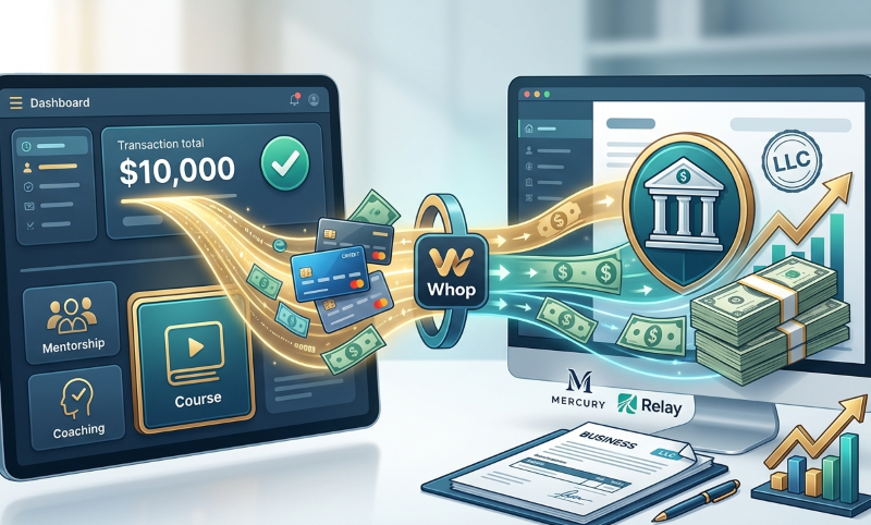 whop para tu llc como cobrar infoproductos de 10 mil o mas